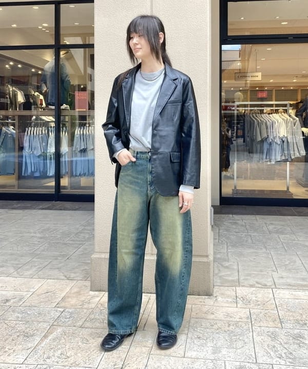 BEAMS HEARTのフェイクレザー ジャケットを使ったコーディネートを紹介します。｜Rakuten Fashion(楽天ファッション／旧楽天ブランドアベニュー)6242503