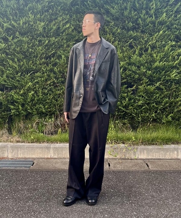 BEAMS HEARTのフェイクレザー ジャケットを使ったコーディネートを紹介します。｜Rakuten Fashion(楽天ファッション／旧楽天ブランドアベニュー)6242527