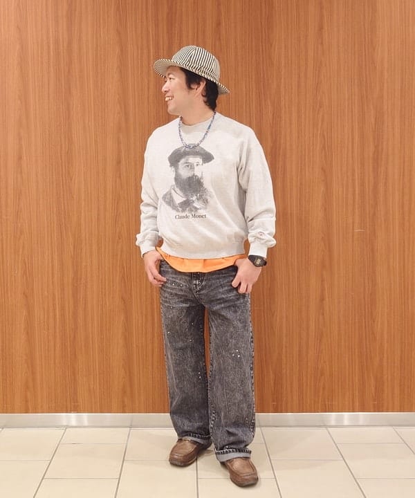 BEAMS HEARTのヴィンテージライク ポートレート スウェットを使ったコーディネートを紹介します。｜Rakuten Fashion(楽天ファッション／旧楽天ブランドアベニュー)6242658