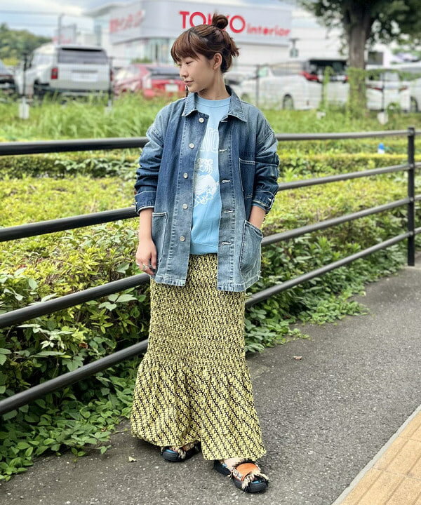 BEAMS HEARTのヴィンテージ デニムカバーオールを使ったコーディネートを紹介します。｜Rakuten Fashion(楽天ファッション／旧楽天ブランドアベニュー)6242854