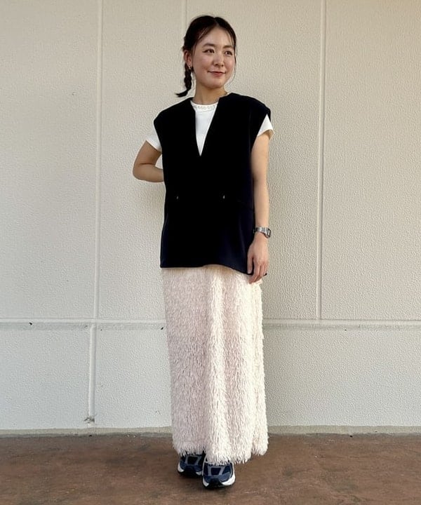 BEAMS HEARTのパール トリミング Tシャツを使ったコーディネートを紹介します。｜Rakuten Fashion(楽天ファッション／旧楽天ブランドアベニュー)6242938