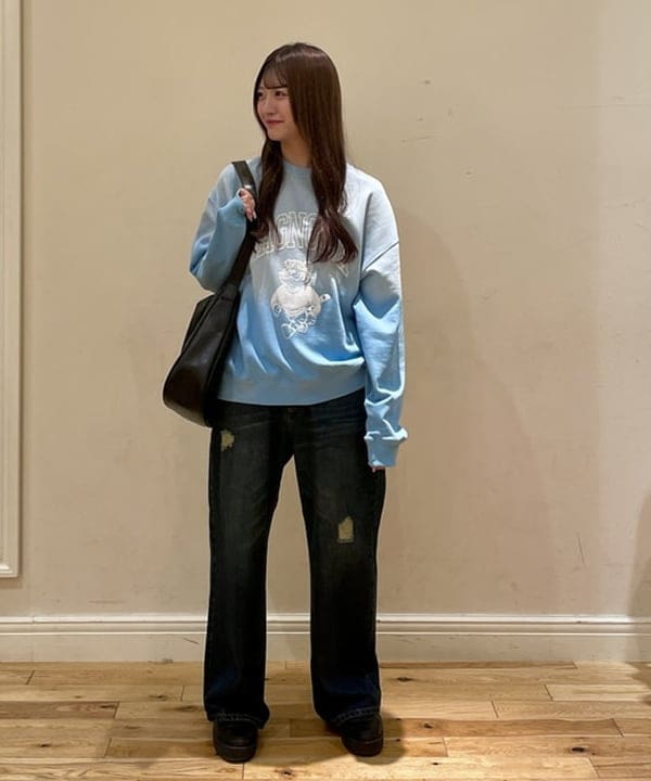 BEAMS HEARTのダメージ ストレート デニムを使ったコーディネートを紹介します。｜Rakuten Fashion(楽天ファッション／旧楽天ブランドアベニュー)6242945