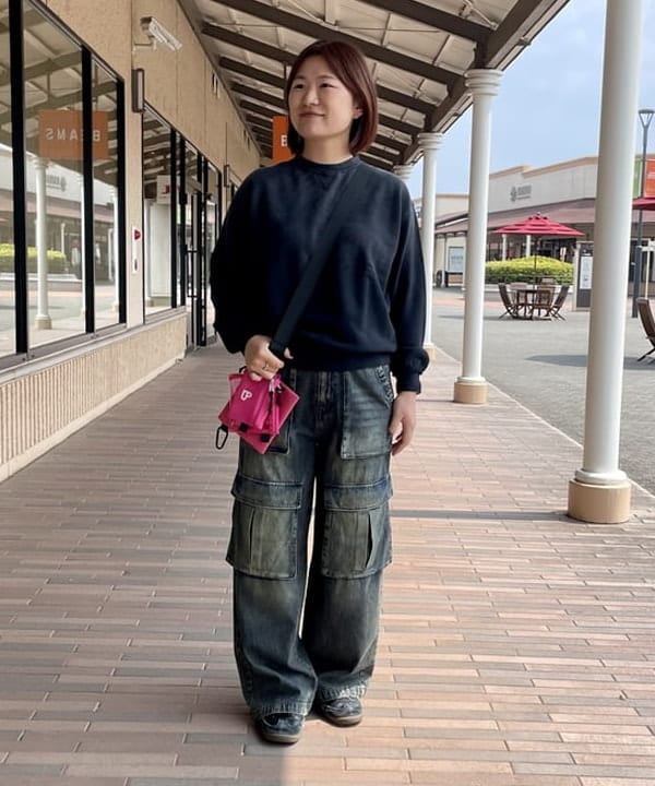 BEAMS HEARTのGMS ウラケ クルーネック スウェットを使ったコーディネートを紹介します。｜Rakuten Fashion(楽天ファッション／旧楽天ブランドアベニュー)6243124