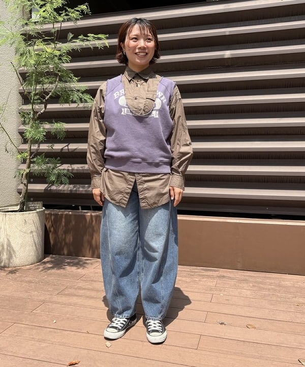 BEAMS WOMENのデニム コクーン パンツを使ったコーディネートを紹介します。｜Rakuten Fashion(楽天ファッション／旧楽天ブランドアベニュー)6243130