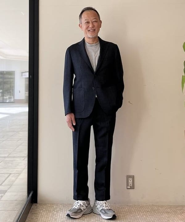 BEAMS HEARTのミックスツイード 2ボタンジャケット(S~XL・セットアップ対応)を使ったコーディネートを紹介します。｜Rakuten Fashion(楽天ファッション／旧楽天ブランドアベニュー)6243135