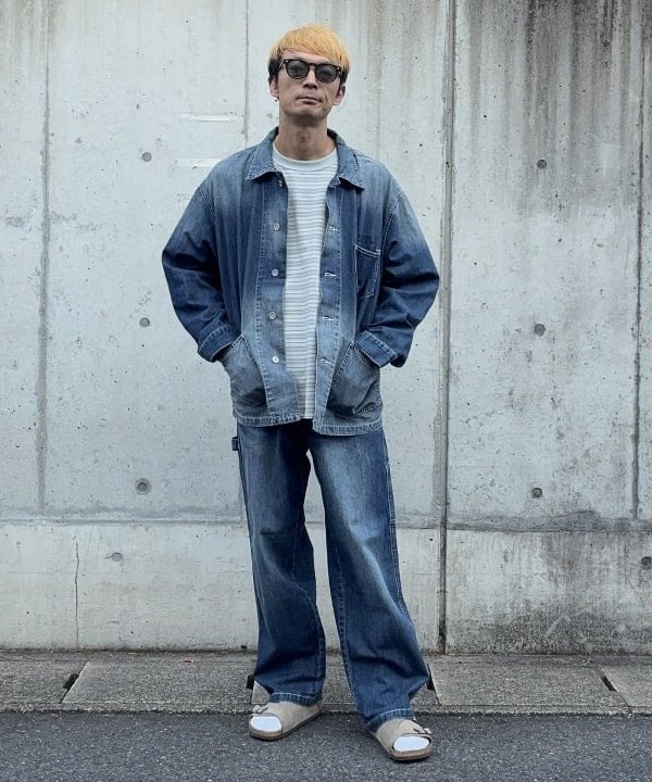 BEAMS HEARTのヴィンテージ デニムカバーオールを使ったコーディネートを紹介します。｜Rakuten Fashion(楽天ファッション／旧楽天ブランドアベニュー)6243140