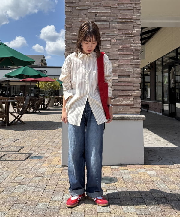B:MING LIFE STORE by BEAMSのグリッター ニット バッグを使ったコーディネートを紹介します。｜Rakuten Fashion(楽天ファッション／旧楽天ブランドアベニュー)6243176