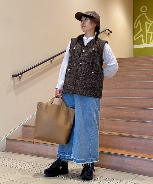 BEAMS HEARTの【洗濯機洗い可】配色 バンドカラー ブラウス 25AW 長袖 オンオフ兼用 通勤 お仕事を使ったコーディネートを紹介します。｜Rakuten Fashion(楽天ファッション／旧楽天ブランドアベニュー)6243221