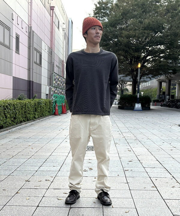 BEAMS HEARTのクルーネック ニット Tシャツ(S~XL)を使ったコーディネートを紹介します。｜Rakuten Fashion(楽天ファッション／旧楽天ブランドアベニュー)6243251