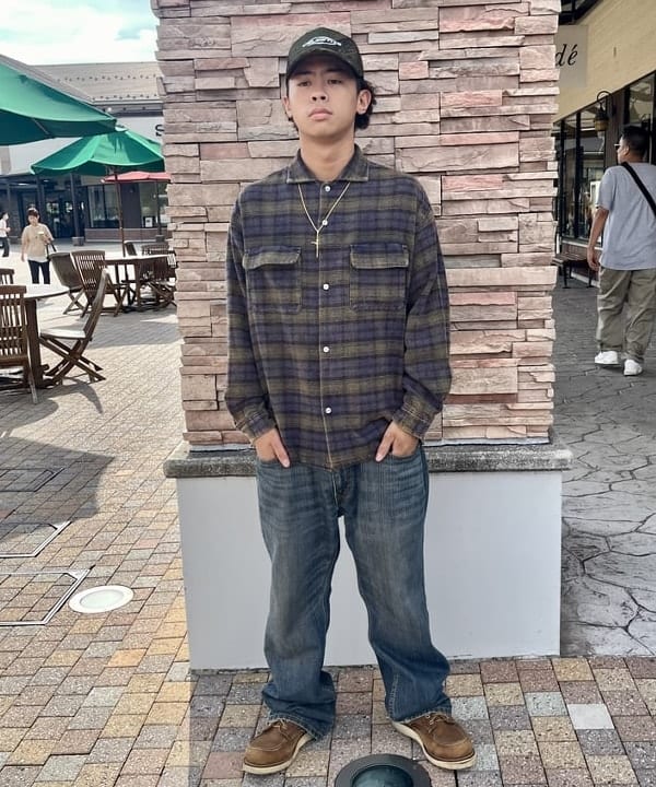 BEAMS HEARTの迷彩 ロゴ キャップを使ったコーディネートを紹介します。｜Rakuten Fashion(楽天ファッション／旧楽天ブランドアベニュー)6243287