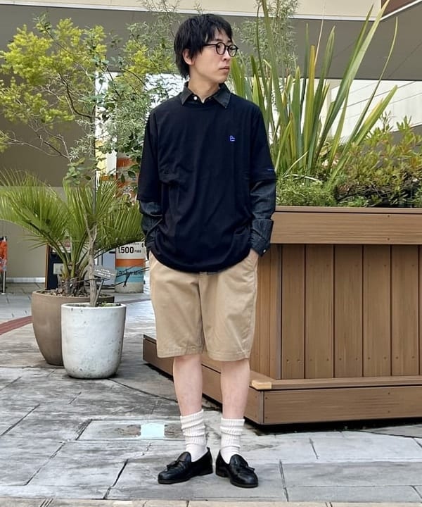 BEAMS HEARTのコーヒー刺繍 デニム シャツを使ったコーディネートを紹介します。｜Rakuten Fashion(楽天ファッション／旧楽天ブランドアベニュー)6243393