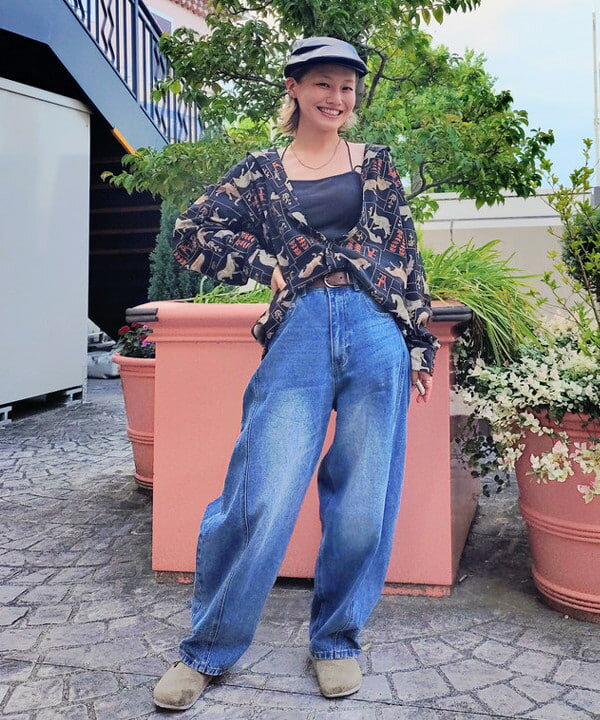 BEAMS HEARTのカップ付き キャミソールを使ったコーディネートを紹介します。｜Rakuten Fashion(楽天ファッション／旧楽天ブランドアベニュー)6243585