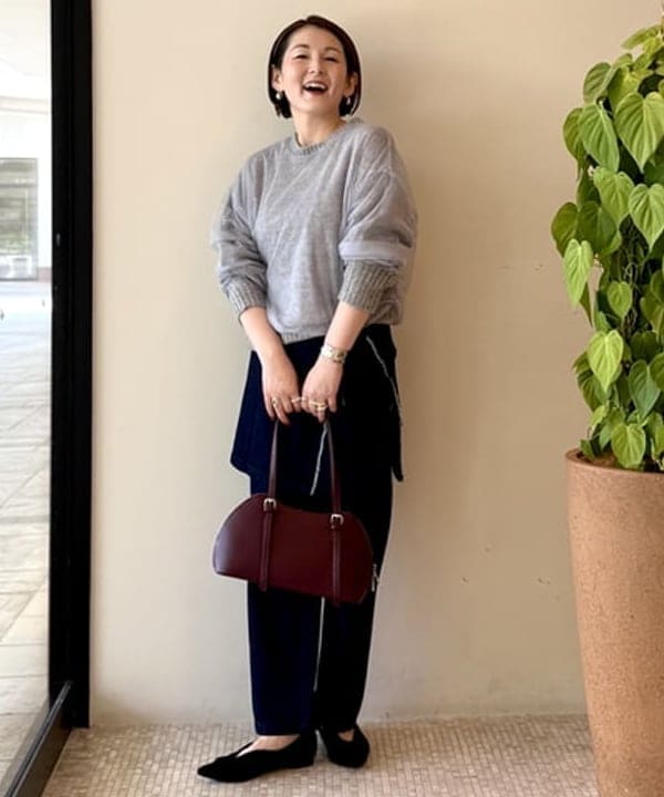 BEAMS HEARTの重ね シアー チュールニットを使ったコーディネートを紹介します。｜Rakuten Fashion(楽天ファッション／旧楽天ブランドアベニュー)6243594