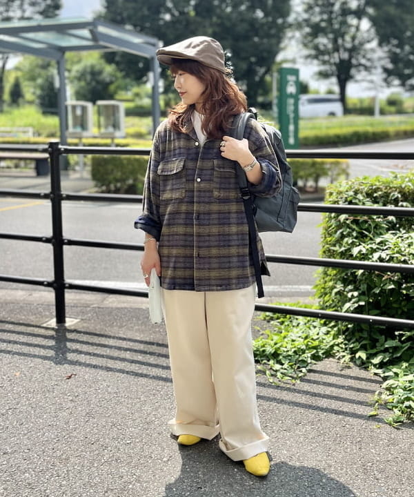 BEAMS HEARTのフェイクレザー ハンチングを使ったコーディネートを紹介します。｜Rakuten Fashion(楽天ファッション／旧楽天ブランドアベニュー)6243607