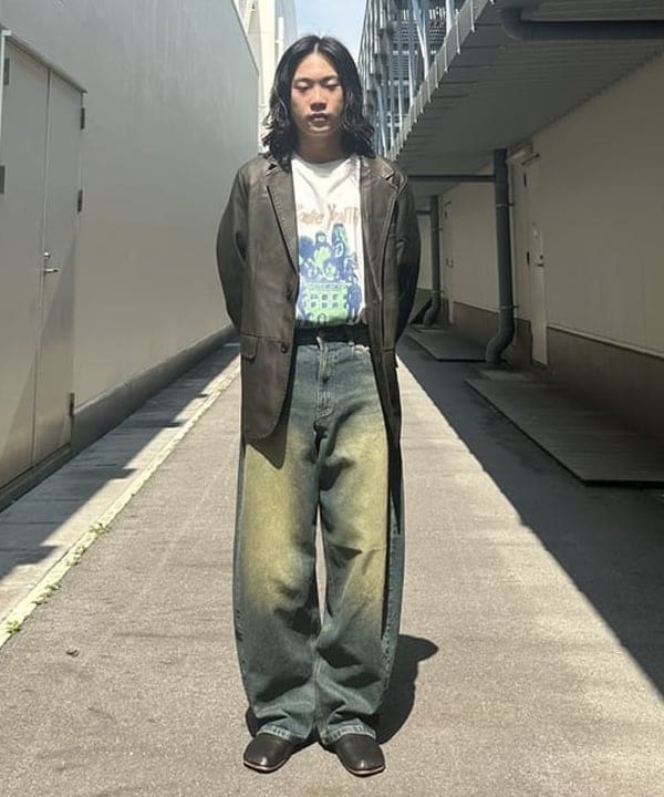 BEAMS HEARTのブラスト カーブ バギーデニムを使ったコーディネートを紹介します。｜Rakuten Fashion(楽天ファッション／旧楽天ブランドアベニュー)6243617