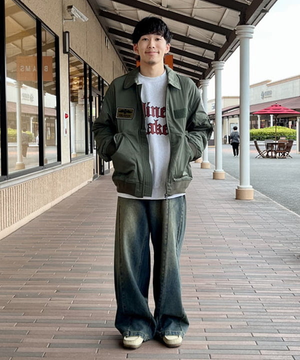 BEAMS HEARTのCWU-45 ミリタリー ブルゾンを使ったコーディネートを紹介します。｜Rakuten Fashion(楽天ファッション／旧楽天ブランドアベニュー)6243675