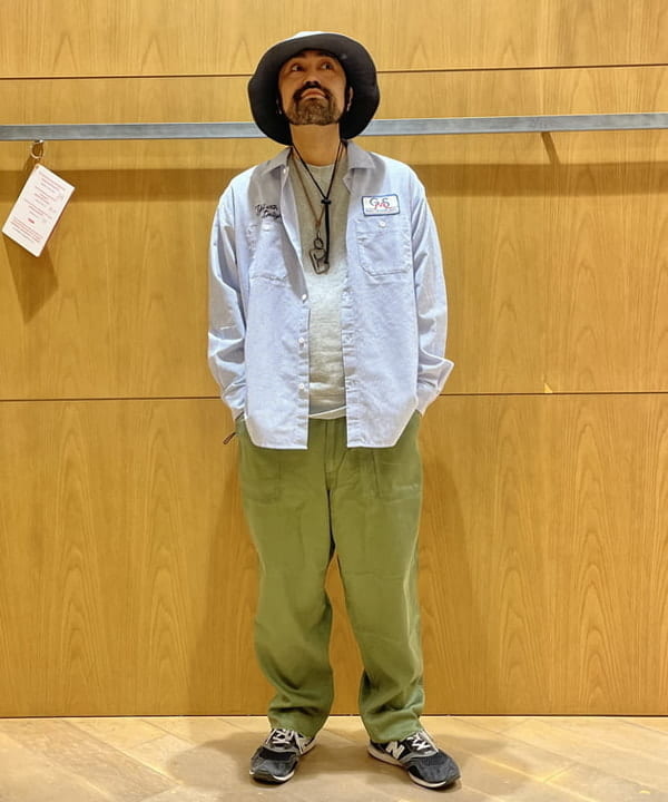 BEAMS HEARTのGMS ビッグシルエット ワークシャツを使ったコーディネートを紹介します。｜Rakuten Fashion(楽天ファッション／旧楽天ブランドアベニュー)6247921