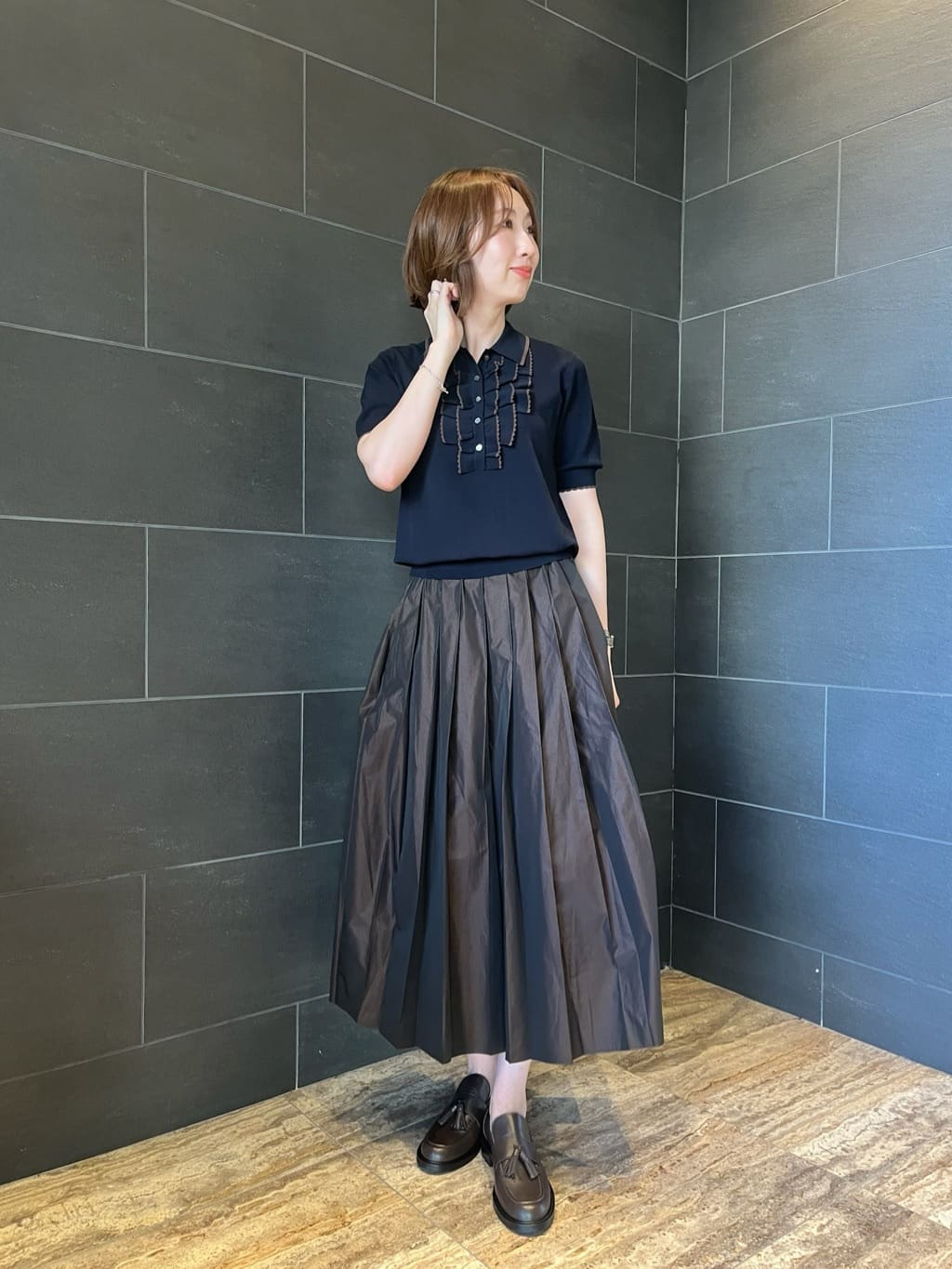 UNITED ARROWS LTD. OUTLET | スカラップ フリル ショートスリーブ