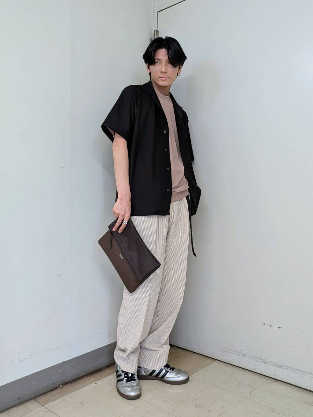 TAKEO KIKUCHIの【COOL CITY WEAR】エアートール オープンカラーシャツ /接触冷感・通気性を使ったコーディネートを紹介します。｜Rakuten Fashion(楽天ファッション／旧楽天ブランドアベニュー)6252374