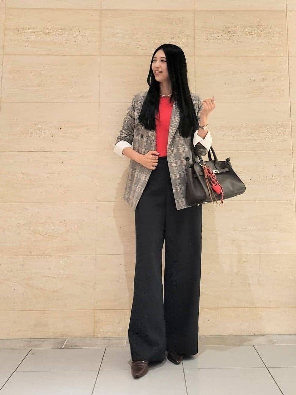 allurevilleのTRストレッチダブルジャケットを使ったコーディネートを紹介します。｜Rakuten Fashion(楽天ファッション／旧楽天ブランドアベニュー)6258324