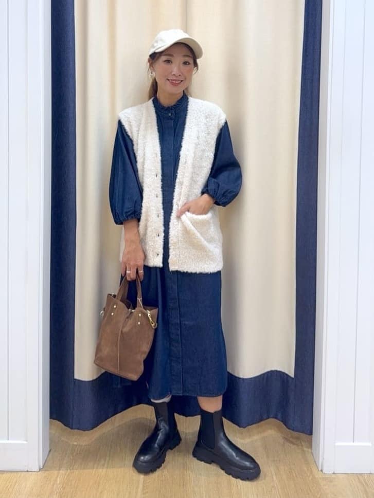 Dessin | 【洗える】60Zデニムワンピース | Rakuten Fashion(楽天