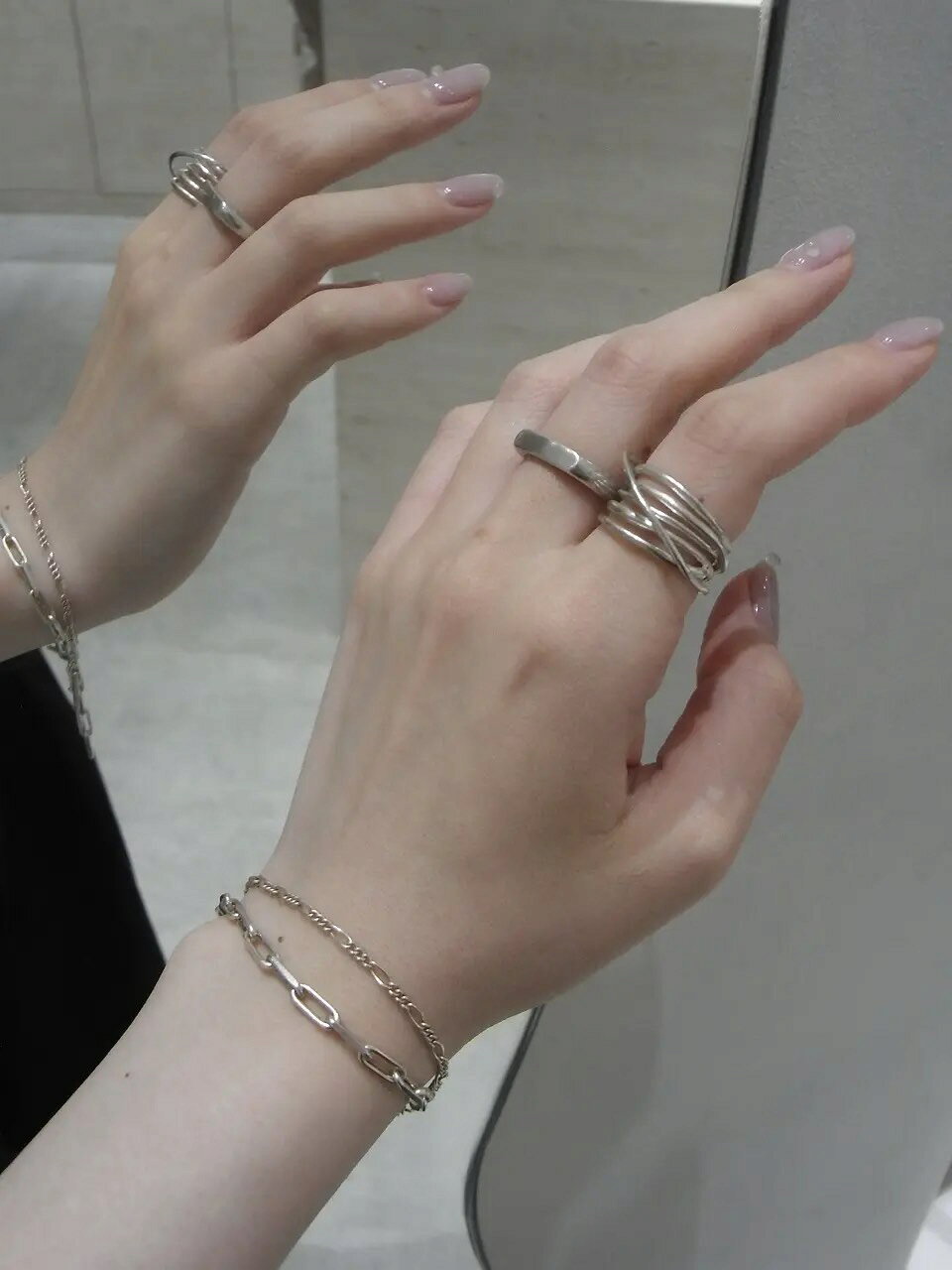 TEN. | グリッドブレスレット,,SV-M- | Rakuten Fashion(楽天