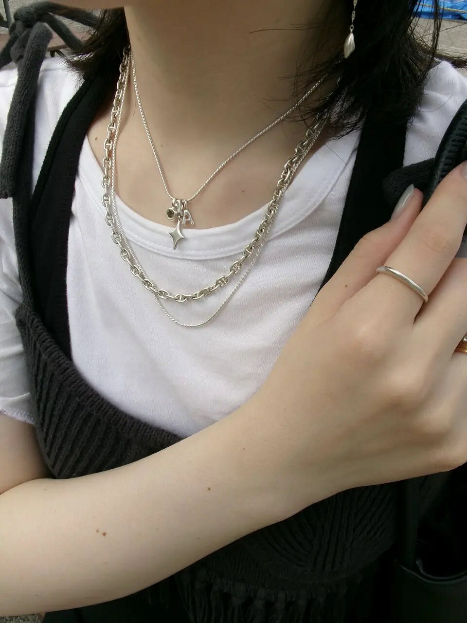 TEN. | ツイストチェーンネックレス SV 50cm ユニセックス | Rakuten