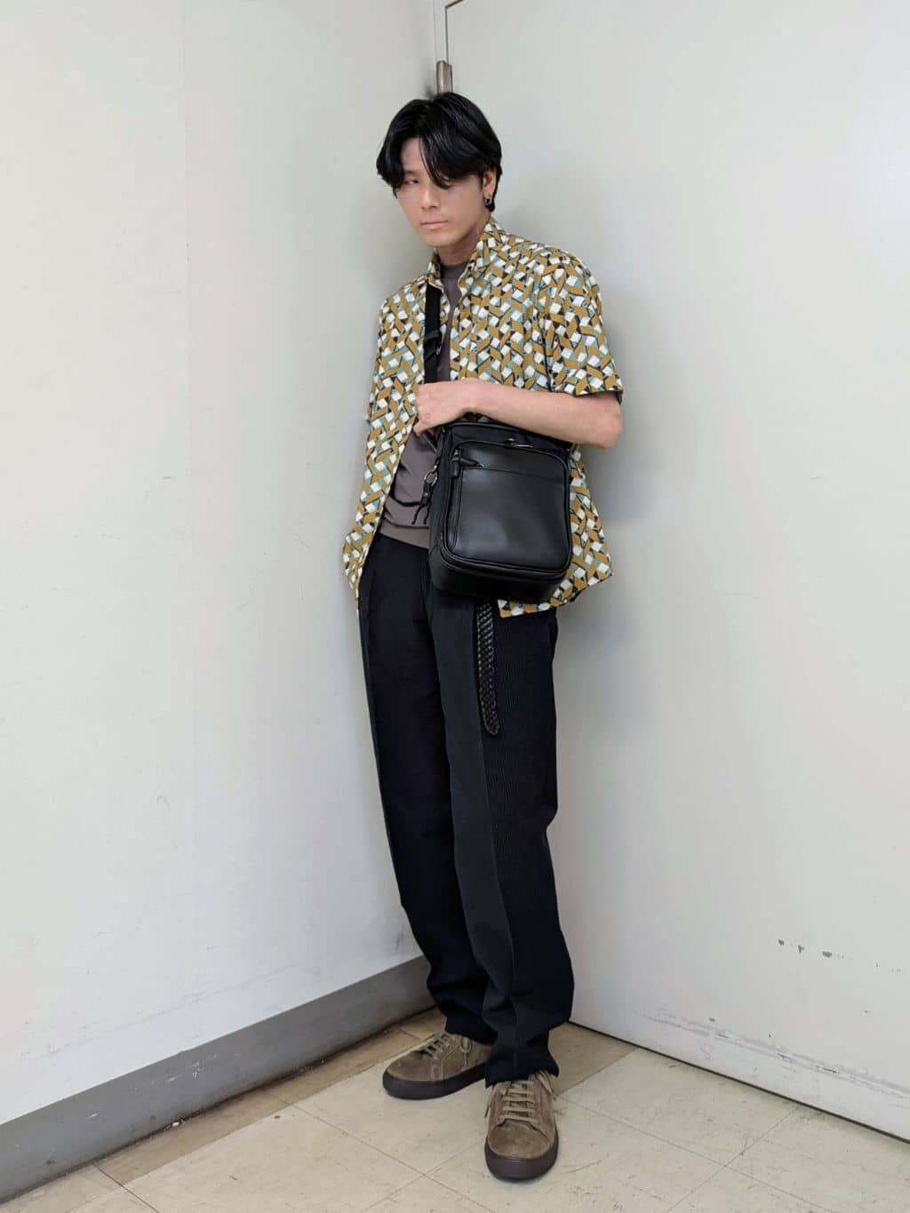 TAKEO KIKUCHIの【COOL CITY WEAR】籠目アート柄 サッカーシャツ /通気性を使ったコーディネートを紹介します。｜Rakuten Fashion(楽天ファッション／旧楽天ブランドアベニュー)6268490