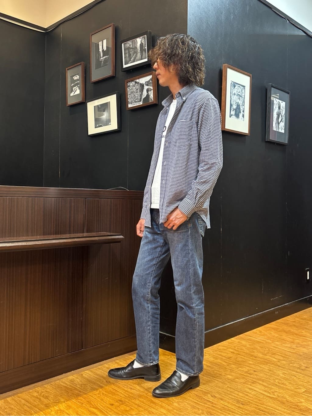 TAKEO KIKUCHIの【抗菌防臭】サッカーギンガムチェック ボタンダウンシャツを使ったコーディネートを紹介します。｜Rakuten Fashion(楽天ファッション／旧楽天ブランドアベニュー)6268908