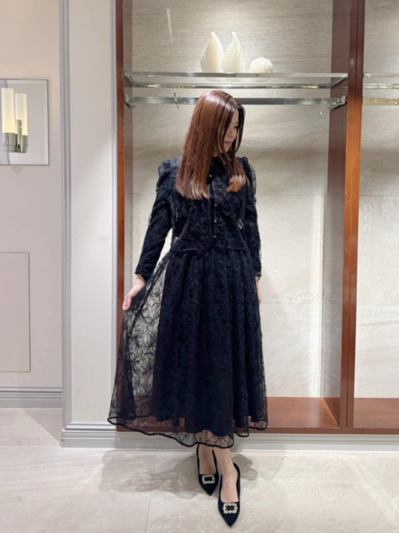 Viaggio Bluのフェザーフラワージャケット≪洗濯機で洗える≫を使ったコーディネートを紹介します。｜Rakuten Fashion(楽天ファッション／旧楽天ブランドアベニュー)6269411