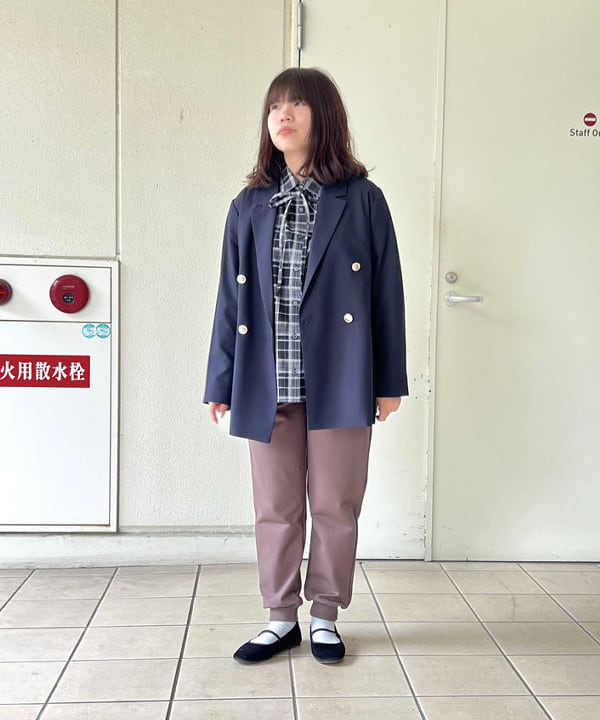 BEAMS HEARTの細ボウタイ チェック シャツを使ったコーディネートを紹介します。｜Rakuten Fashion(楽天ファッション／旧楽天ブランドアベニュー)6270624