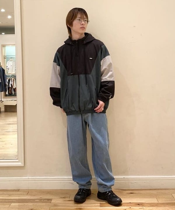 BEAMS HEARTのBEAMS HEART｜GERRY別注 ビッグシルエット ブルゾン｜メンズ アウター ジャケット｜スタンドカラー フード収納 90年代アウトドア風｜25AW新作を使ったコーディネートを紹介します。｜Rakuten Fashion(楽天ファッション／旧楽天ブランドアベニュー)6270655