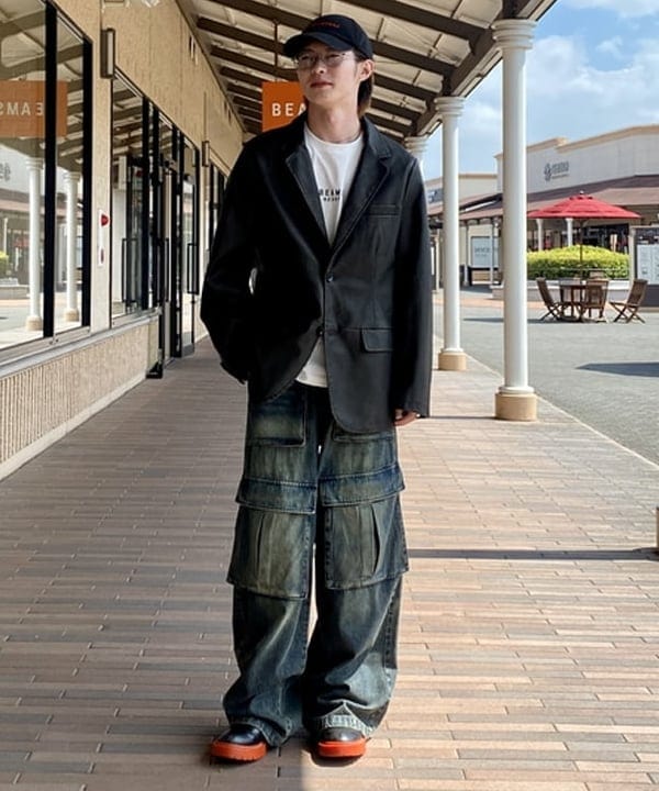 BEAMS HEARTのフェイクレザー ジャケットを使ったコーディネートを紹介します。｜Rakuten Fashion(楽天ファッション／旧楽天ブランドアベニュー)6270722