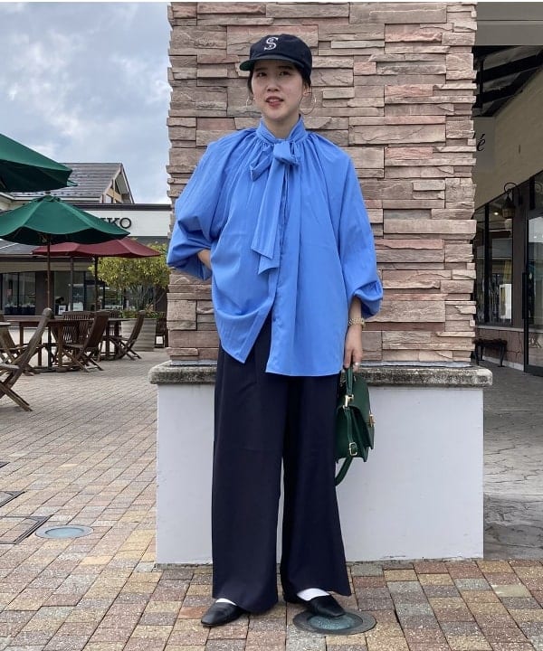 BEAMS HEARTの【洗濯機洗い可】ボウタイ セット ノーカラー ブラウス 25AW 長袖 オンオフ兼用 通勤 お仕事を使ったコーディネートを紹介します。｜Rakuten Fashion(楽天ファッション／旧楽天ブランドアベニュー)6270791