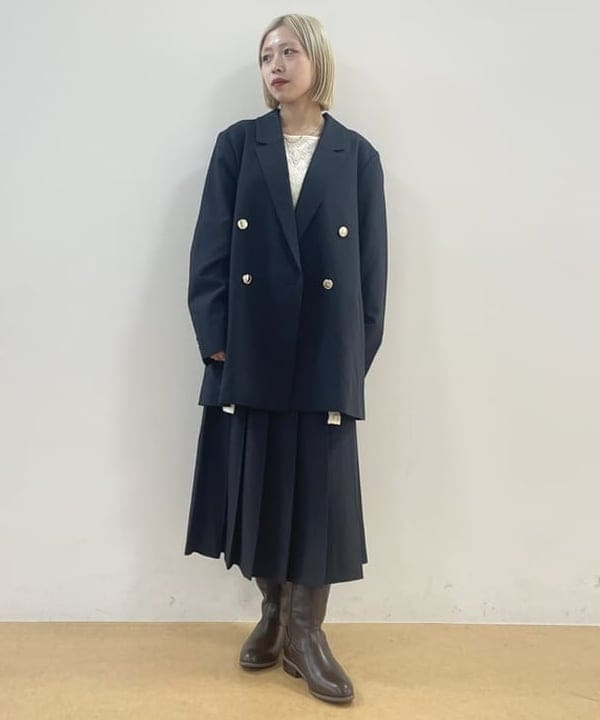 BEAMS HEARTの金ボタン ダブルジャケットを使ったコーディネートを紹介します。｜Rakuten Fashion(楽天ファッション／旧楽天ブランドアベニュー)6270809