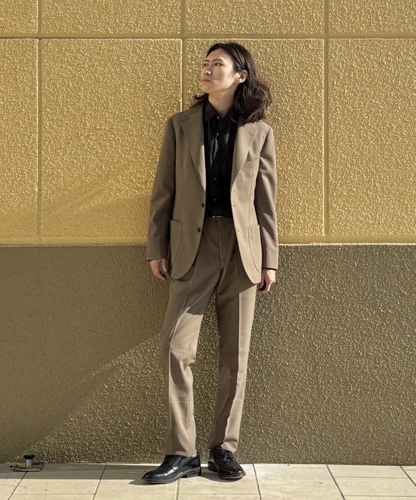 BEAMS HEARTのヴィンテージツイル 3ボタン ジャケット(セットアップ対応)を使ったコーディネートを紹介します。｜Rakuten Fashion(楽天ファッション／旧楽天ブランドアベニュー)6270813