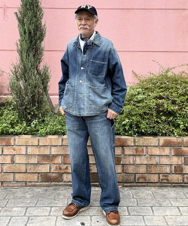 BEAMS HEARTのヴィンテージ ペインターパンツを使ったコーディネートを紹介します。｜Rakuten Fashion(楽天ファッション／旧楽天ブランドアベニュー)6271055