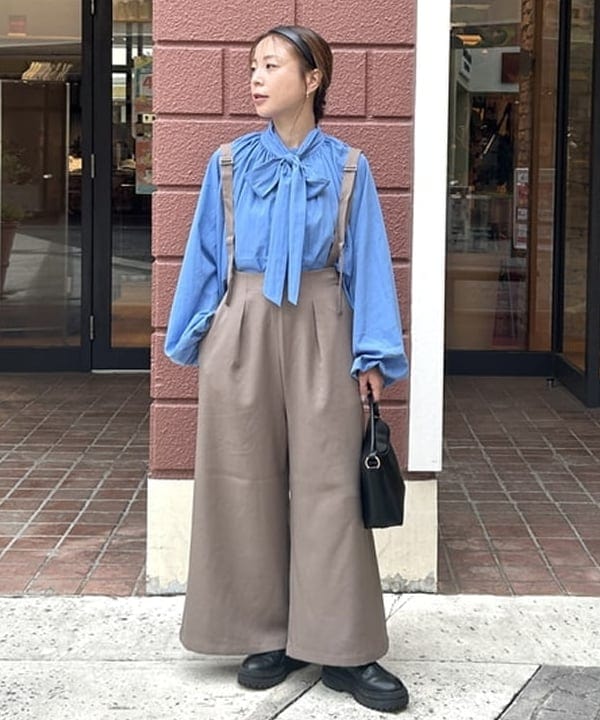 BEAMS HEARTの【洗濯機洗い可】ボウタイ セット ノーカラー ブラウス 25AW 長袖 オンオフ兼用 通勤 お仕事を使ったコーディネートを紹介します。｜Rakuten Fashion(楽天ファッション／旧楽天ブランドアベニュー)6271096