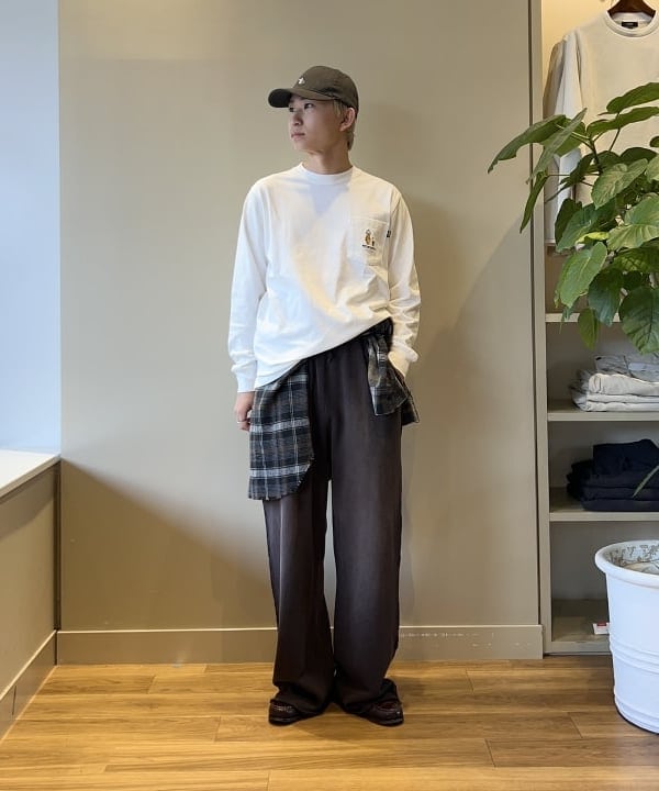 BEAMS HEARTのトトノイ & ジム ベアー ロング スリーブ Tシャツを使ったコーディネートを紹介します。｜Rakuten Fashion(楽天ファッション／旧楽天ブランドアベニュー)6271101