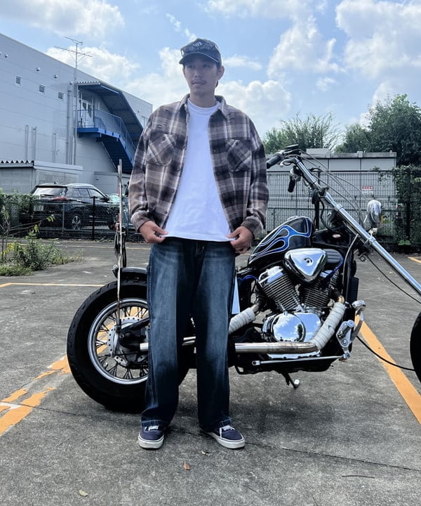 BEAMS HEARTのフェード ダメージ ネルシャツを使ったコーディネートを紹介します。｜Rakuten Fashion(楽天ファッション／旧楽天ブランドアベニュー)6271124