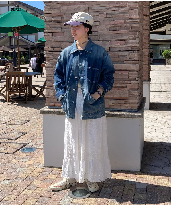 BEAMS HEARTのヴィンテージ デニムカバーオールを使ったコーディネートを紹介します。｜Rakuten Fashion(楽天ファッション／旧楽天ブランドアベニュー)6271239