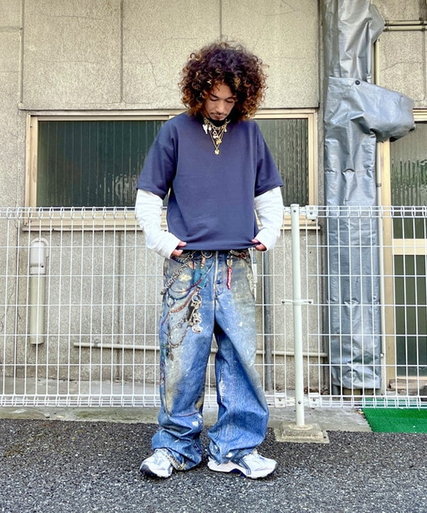 BEAMS MENのレイヤード Tシャツを使ったコーディネートを紹介します。｜Rakuten Fashion(楽天ファッション／旧楽天ブランドアベニュー)6271289