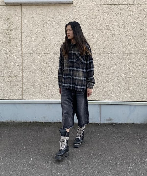 BEAMS HEARTのフェード ダメージ ネルシャツを使ったコーディネートを紹介します。｜Rakuten Fashion(楽天ファッション／旧楽天ブランドアベニュー)6271319