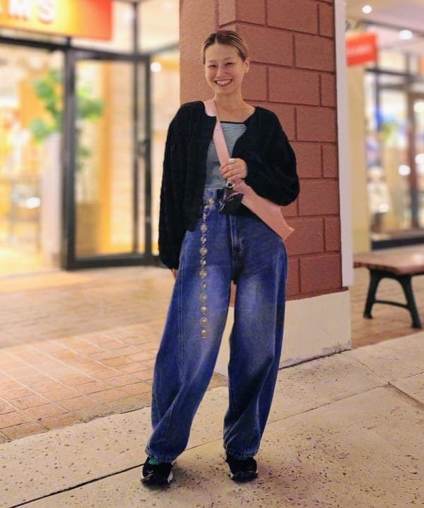 BEAMS HEARTのモールボーダー 2WAY ブラウスを使ったコーディネートを紹介します。｜Rakuten Fashion(楽天ファッション／旧楽天ブランドアベニュー)6271354