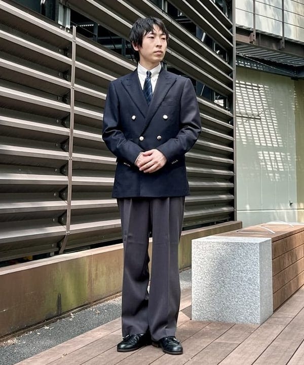 BEAMS HEARTの6ボタン ダブルブレステッド ブレザー ジャケットを使ったコーディネートを紹介します。｜Rakuten Fashion(楽天ファッション／旧楽天ブランドアベニュー)6271393