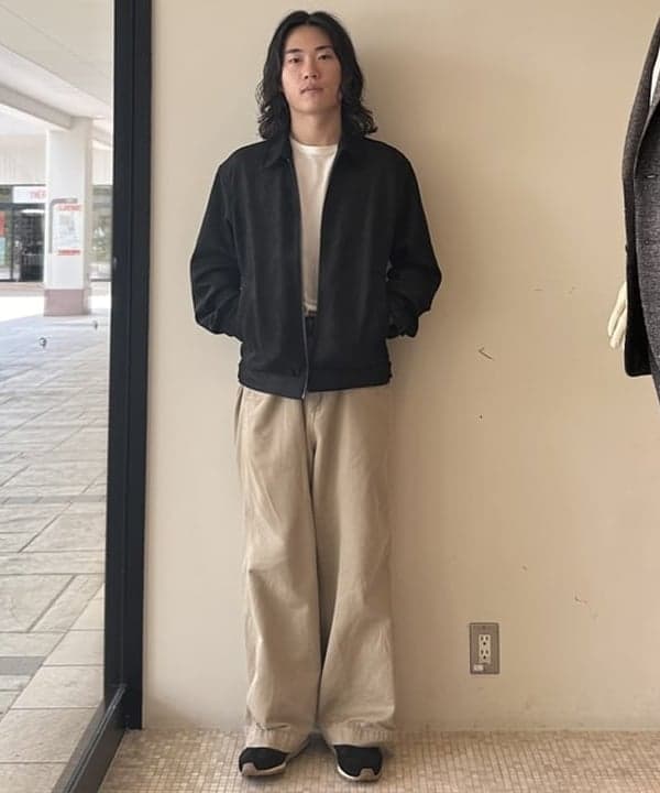 BEAMS HEARTのフェイクスエード ジップ ブルゾンを使ったコーディネートを紹介します。｜Rakuten Fashion(楽天ファッション／旧楽天ブランドアベニュー)6271405