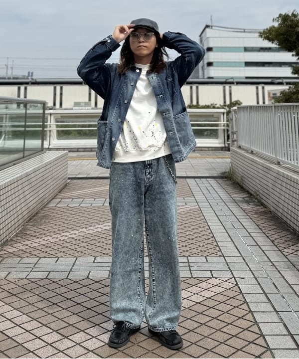 BEAMS HEARTのヴィンテージ デニムカバーオールを使ったコーディネートを紹介します。｜Rakuten Fashion(楽天ファッション／旧楽天ブランドアベニュー)6271409