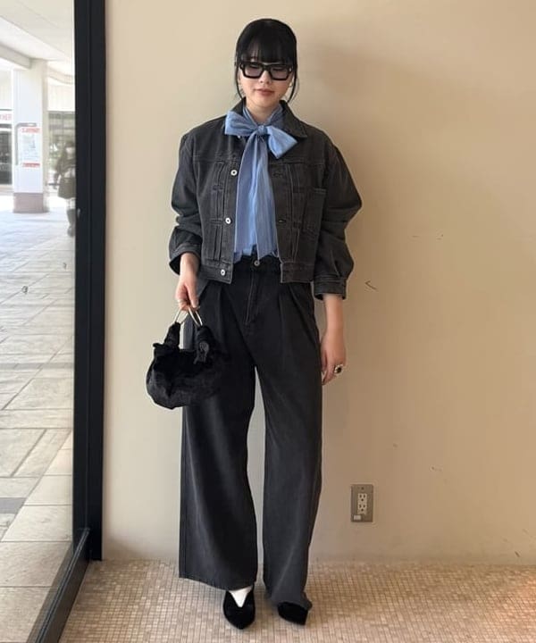 BEAMS HEARTのクロップド デニム ジャケットを使ったコーディネートを紹介します。｜Rakuten Fashion(楽天ファッション／旧楽天ブランドアベニュー)6271323
