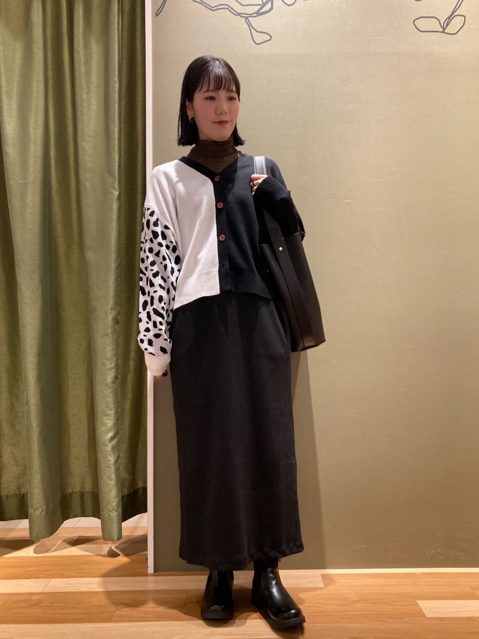 Green Parksの針抜きリブナロースカートを使ったコーディネートを紹介します。｜Rakuten Fashion(楽天ファッション／旧楽天ブランドアベニュー)6273495