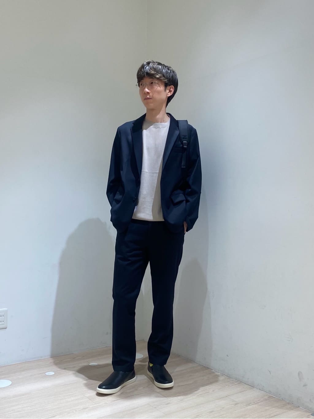 UNITED ARROWS LTD. OUTLET | A+ リネンミックス クルーネック ニット